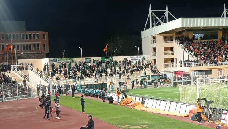 جماهير نادي قسنطينة تشكر نادي نهضة بركان على حسن الاستقبال والتنظيم