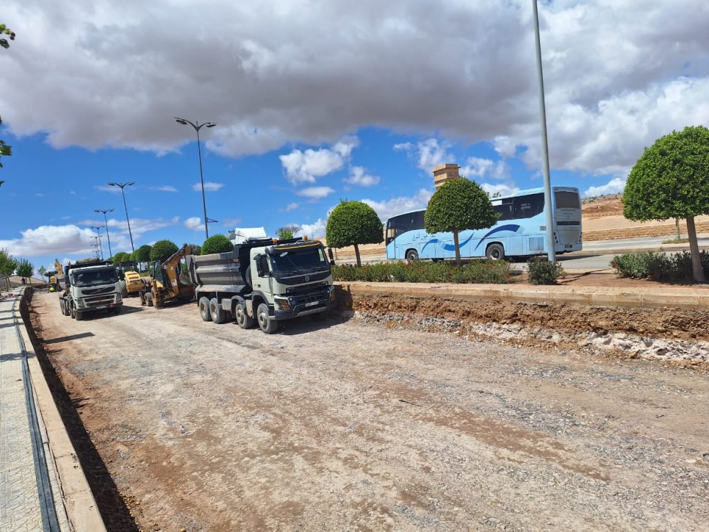 وجدة .. أشغال تهيئة وتقوية مداخل المدينة نحو وجه حضري جديد