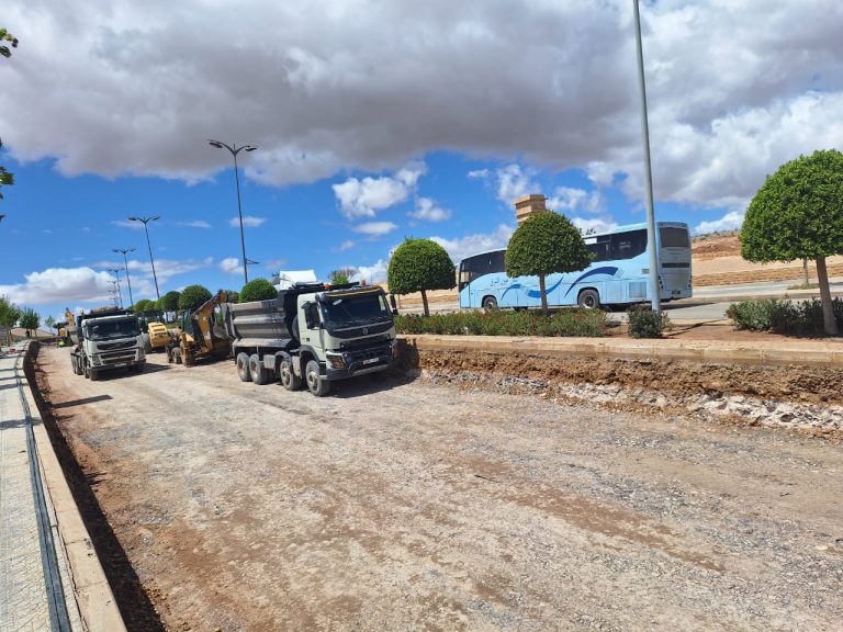 وجدة .. أشغال تهيئة وتقوية مداخل المدينة نحو وجه حضري جديد