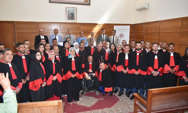 المفوضون القضائيون الجدد يؤدون اليمين القانونية بالمحكمة الابتدائية بمراكش (صور) 9 المفوضون القضائيون الجدد بمراكش