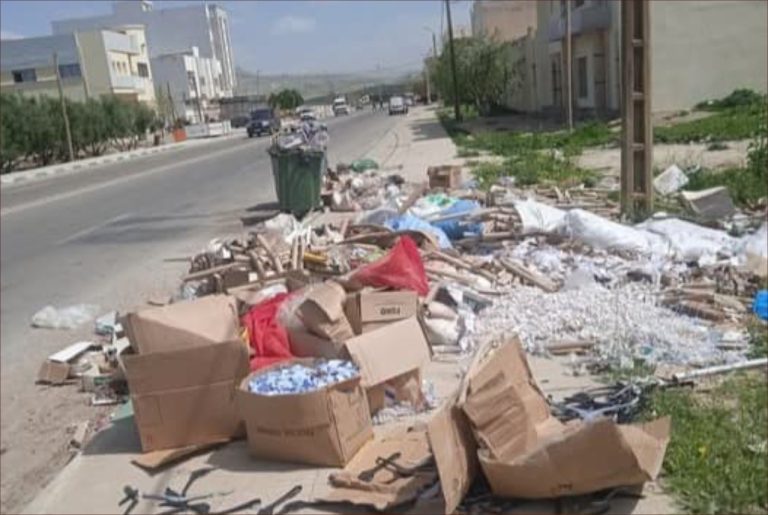 انتشار مخلفات البناء