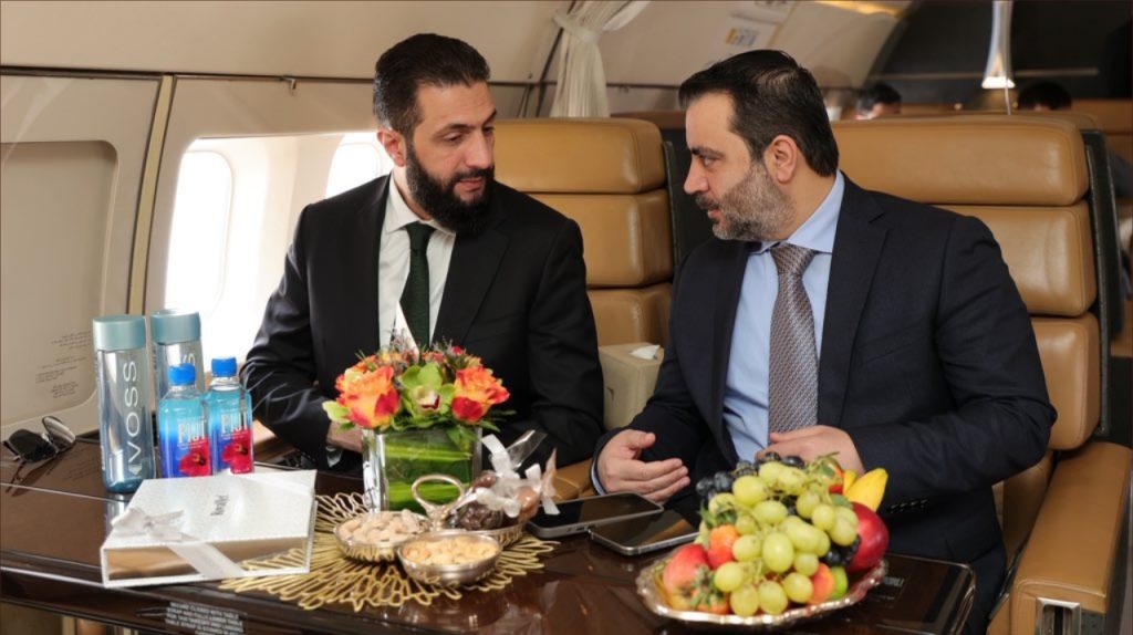 أحمد الشرع مع أسعد الشيباني