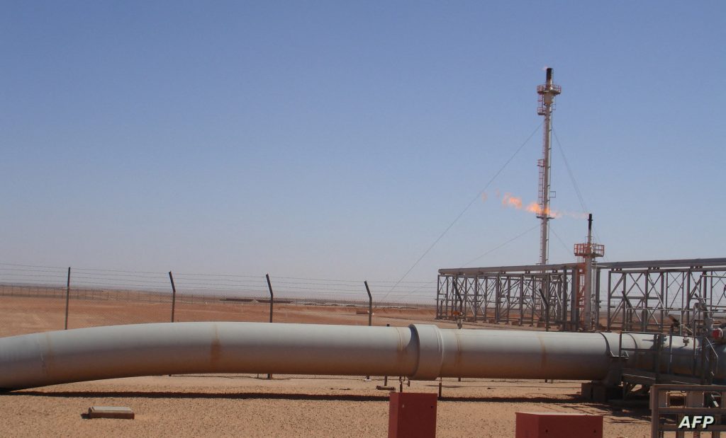 صورة تعبيرية لأنبوب غاز بالصحراء