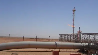 صورة تعبيرية لأنبوب غاز بالصحراء