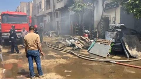 حريق ضخم يهز منطقة لافيراي بفاس واستنفار كبير للسلطات