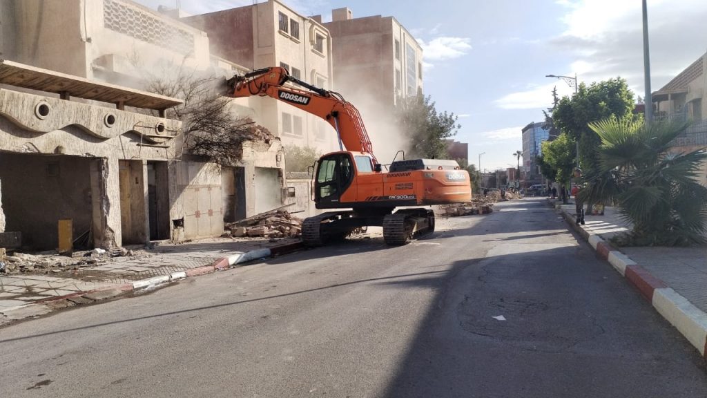 وجدة .. انطلاق أشغال تهيئة وتوسعة أحد الشوارع الرئيسية