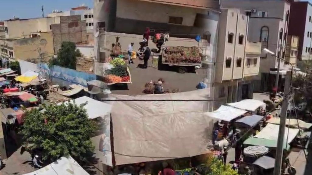 سطات.. سوق عشوائي يخنق ساكنة حيي "بام" و"مانيا"