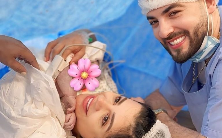 فاطمة الزهراء لحرش ونوفل بنموسي يستقبلان مولودتهما الأولى "ياقوت"
