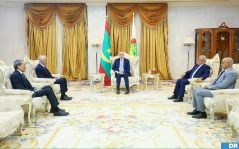 الرئيس الموريتاني يستقبل الطالبي العلمي.. وهذه تفاصيل اللقاء