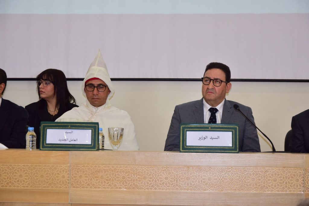 حفل تنصيب هواري العامل الجديد لإقليم سيدي بنور