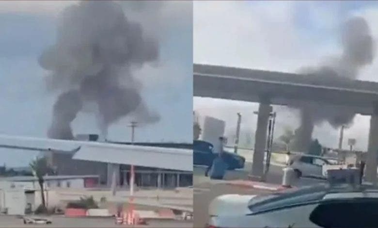 سقوط صاروخ في وسط إسرائيل عقب إطلاقه من اليمن 1 سقوط صاروخ في وسط إسرائيل