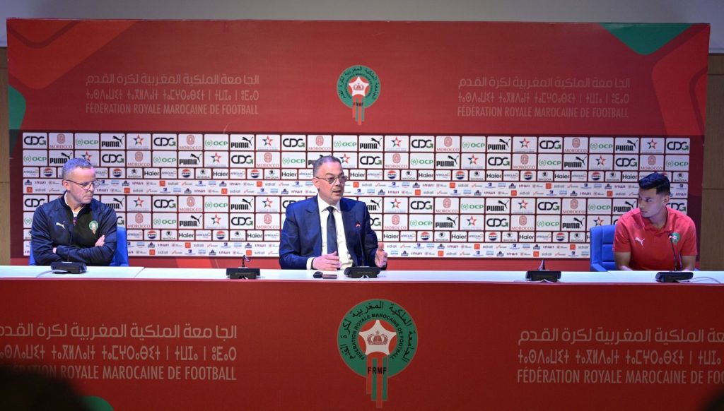 لقجع يستقبل بعثة المنتخب المغربي لأٌقل من 20 سنة