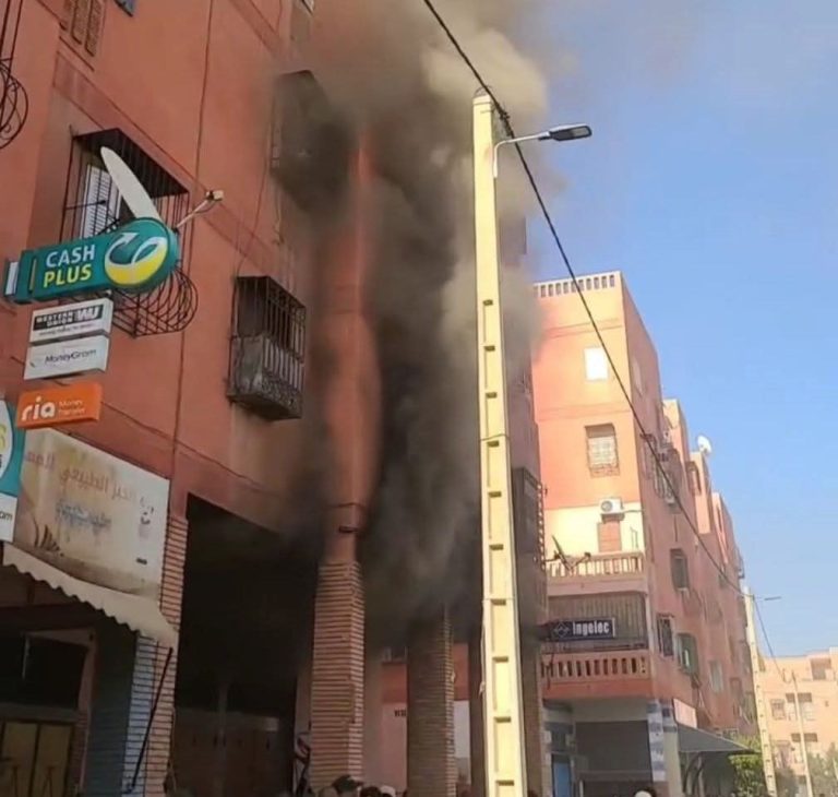 مراكش.. حريق مهول في محل مفروشات يخلف خسائر مادية جسيمة