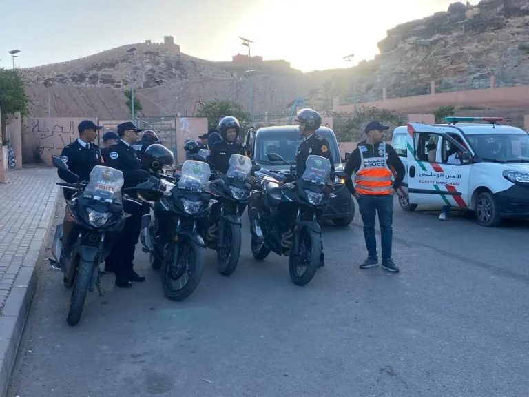 حصيلة ايجابية خلال حملة امنية واسعة بمنطقة السعادة بمراكش