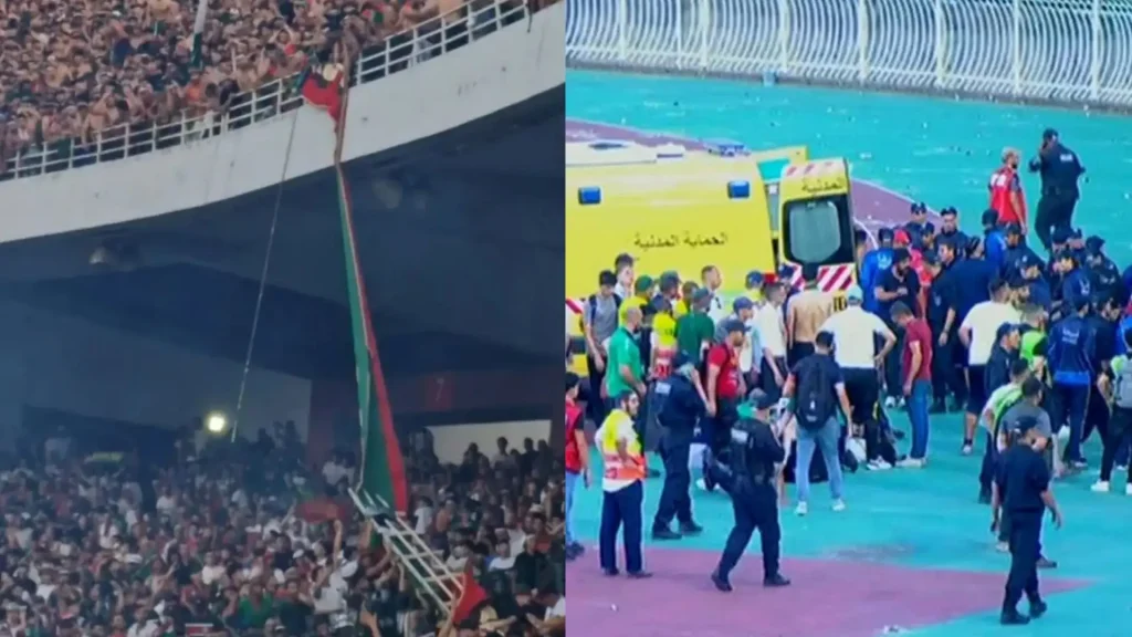 حادث سقوط مشجعي مولودية الجزائر