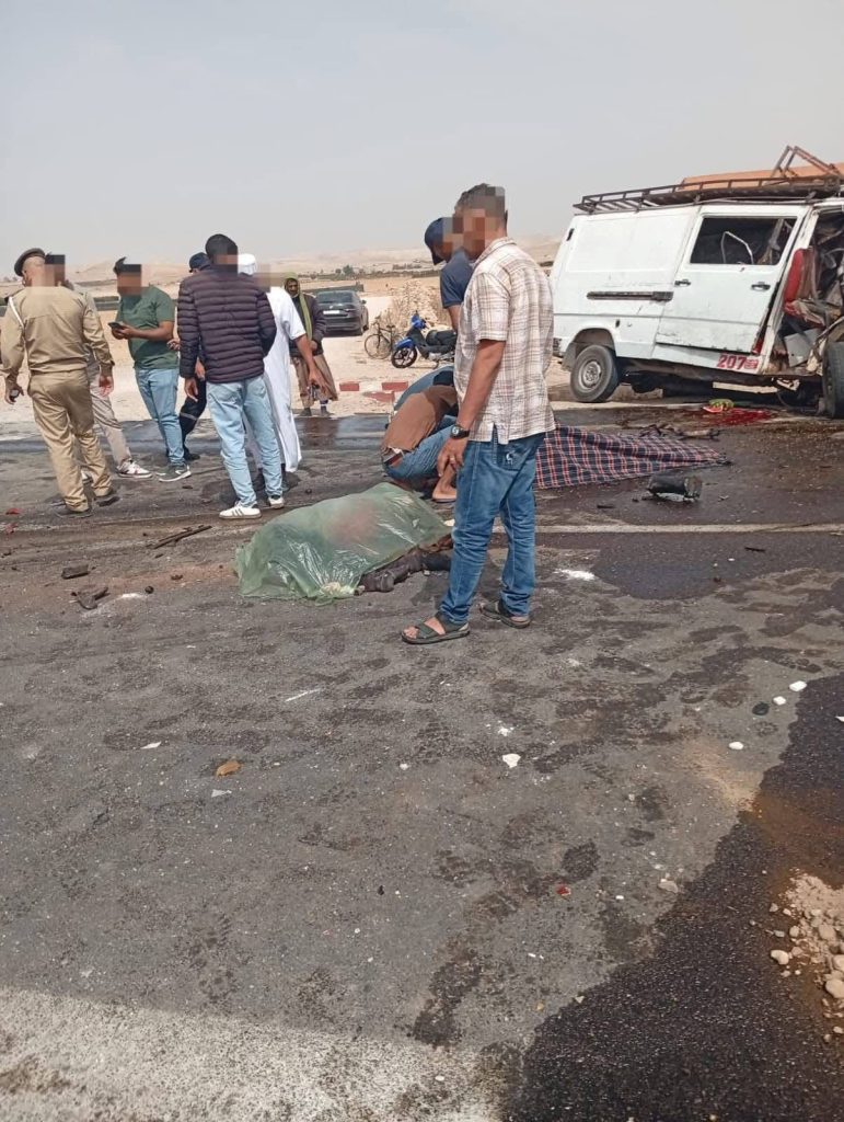 مصرع 4 أشخاص في حادثة سير باليوسفية - صور