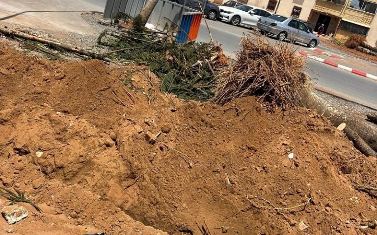 أشغال مفاجئة تشوه جمالية سلا الجديدة و تُثير غضب واستياء الساكنة - صور