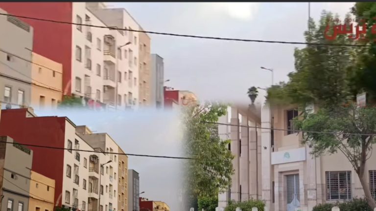 أسلاك كهربائية تهدد رؤوس العباد بشارع الأميرة للاعائشة بسطات