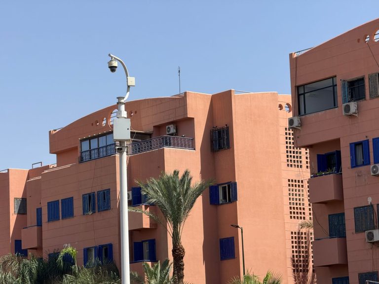 كاميرات المراقبة بشوارع مراكش بدون صيانة