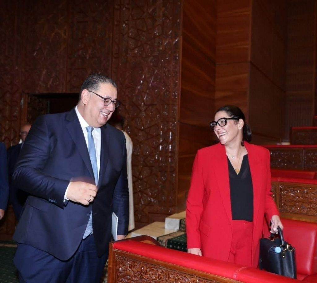 بعد أشهر من الجفاء.. المنصوري و الوفا يتبادلان قفشات بمجلس المستشارين