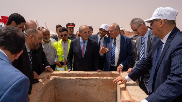 البواري يعطي الانطلاقة الرسمية لمشروع هيكلي لري 5000 هكتار بالرشيدية