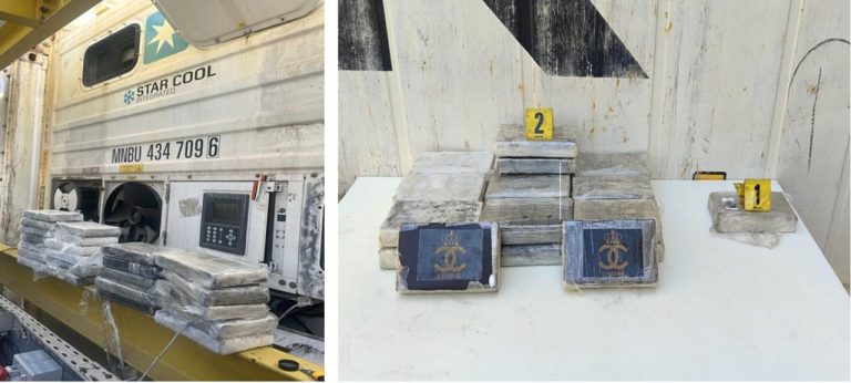 إجهاض عملية لتهريب 25 كلغ من مخدر الكوكايين عبر ميناء طنجة
