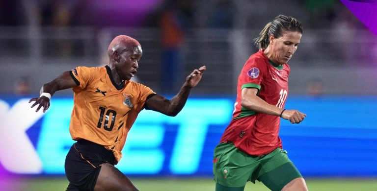 مباراة المغرب ضد زامبيا في افتتاح كأس إفريقيا للسيدات