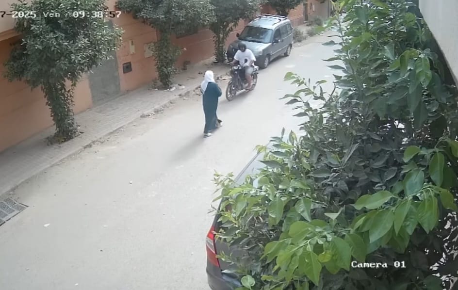 لقطة من الفيديو المتداول