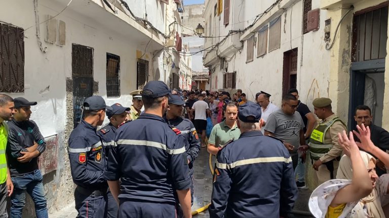 حريق مهول بالمدينة القديمة في الدار البيضاء