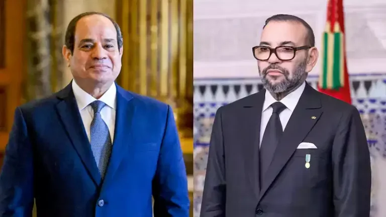 السيسي مبرقا الملك: نشيد بالعلاقات التاريخية الوطيدة بين مصر والمغرب