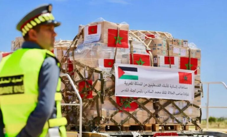 الهلال الأحمر الفلسطيني يثمن مبادرة الملك محمد السادس لدعم غزة