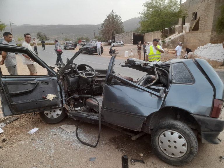 حادثة سير مروعة على طريق بين الويدان تخلف ضحايا من أسرة واحدة