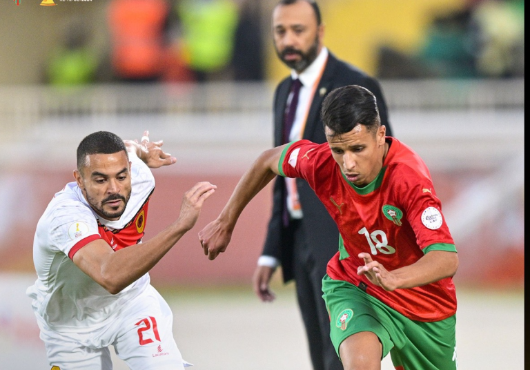 المنتخب المغربي ضد أنغولا