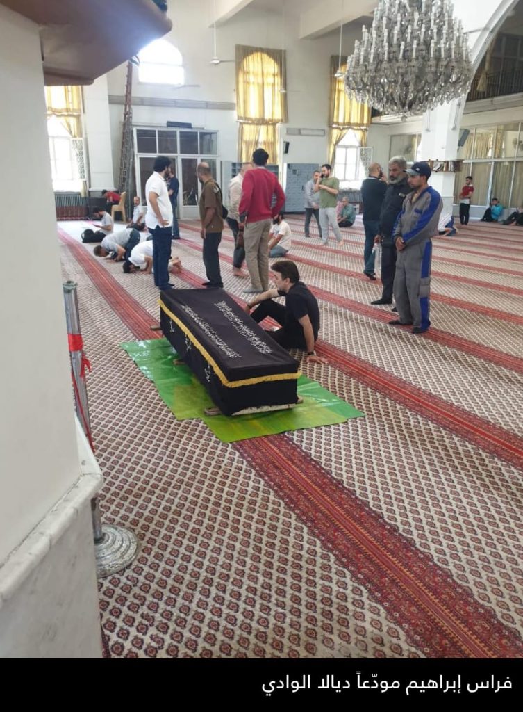 وداع ديالا الوادي بحضور فنان واحد فقط… وغضب واسع على مواقع التواصل (صورة)