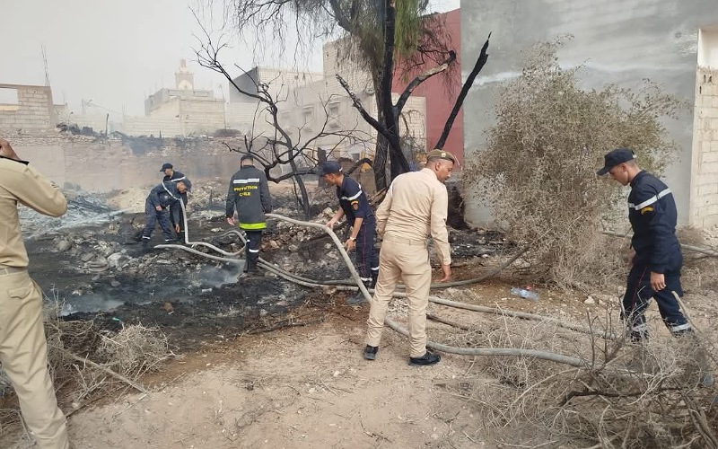 بيوكرى.. حريق يأتي على حظيرة ويتسبب في نفوق العشرات من رؤوس الماشية