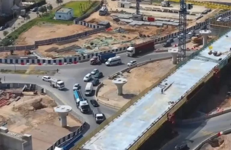 أشغال الطريق السيار بين المحمدية والدار البيضاء تدخل مراحلها النهائية