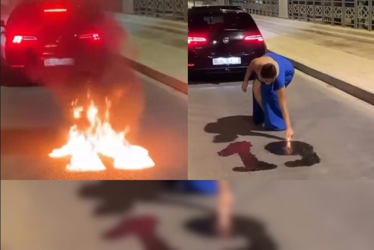 لقطة من الواقعة