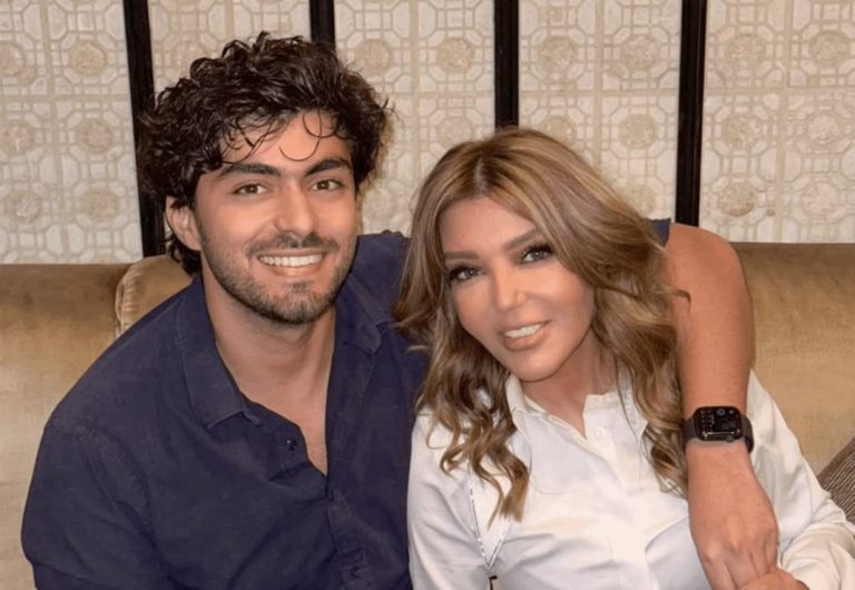 سميرة سعيد رفقة نجلها شادي