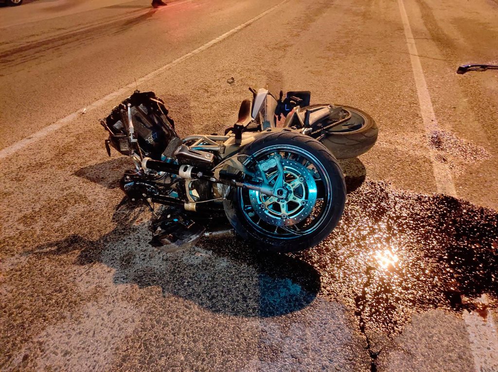 حادث دراجة نارية - صورة تعبيرية