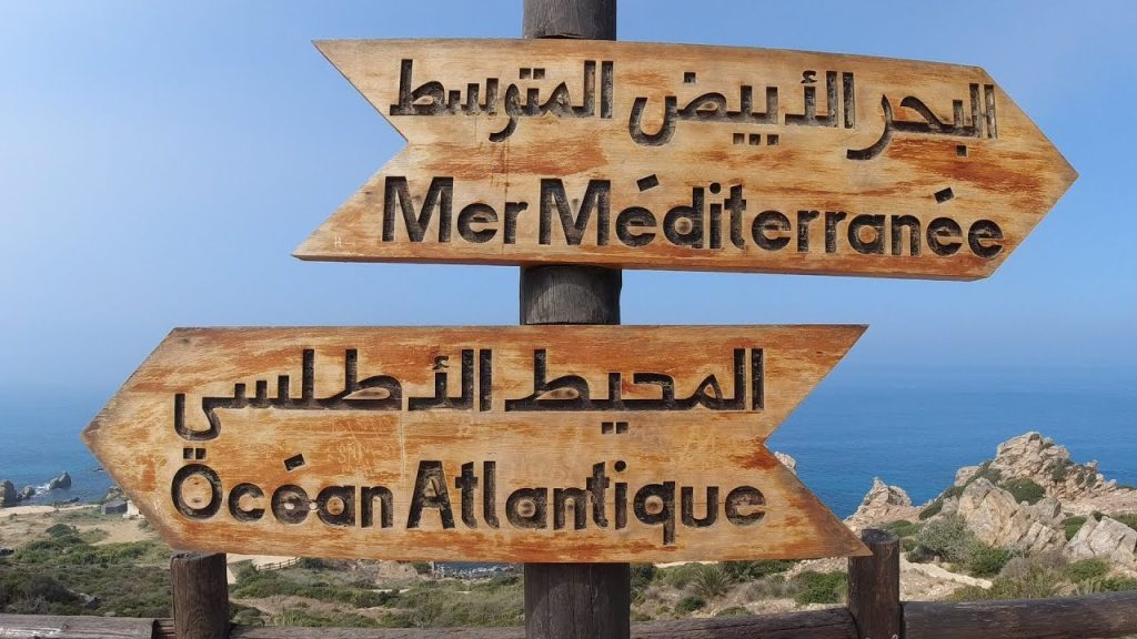 المحيط الأطلسي والبحر الابيض المتوسط