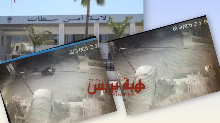 سرقة سيارة من قلب مدينة سطات وكاميرا المراقبة ترصد العملية
