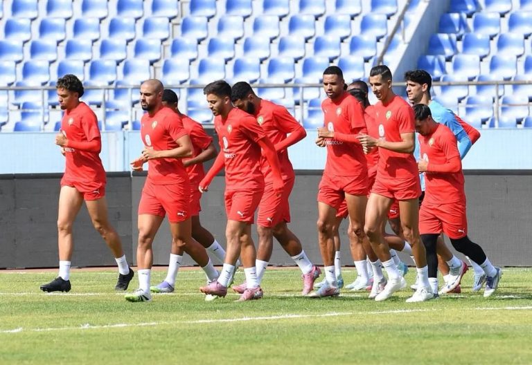 بعد حسم التأهل.. أسود الأطلس ينهون استعداداتهم لموقعة زامبيا في أجواء إيجابية