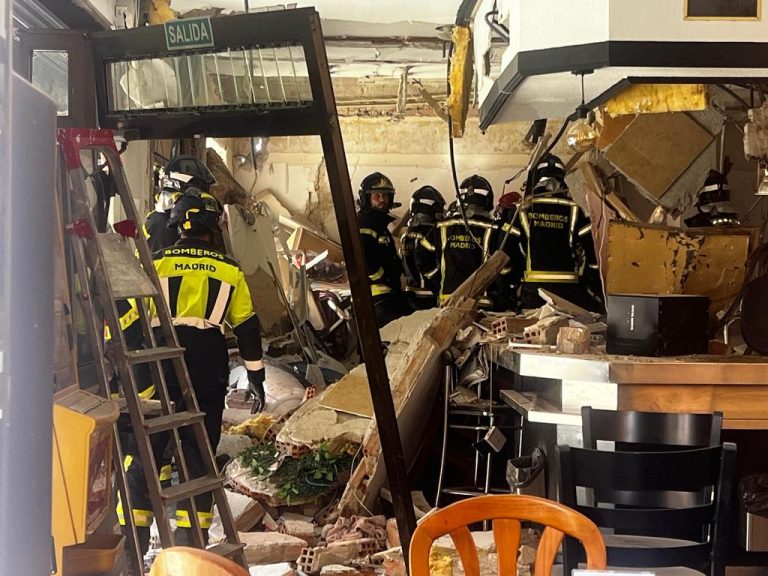 فيديو وصور صادمة لانفجار حانة في مدريد وإصابة العشرات