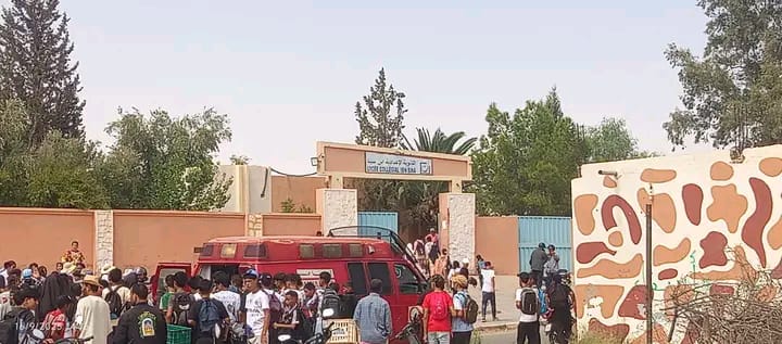 صورة من مكان الحادث