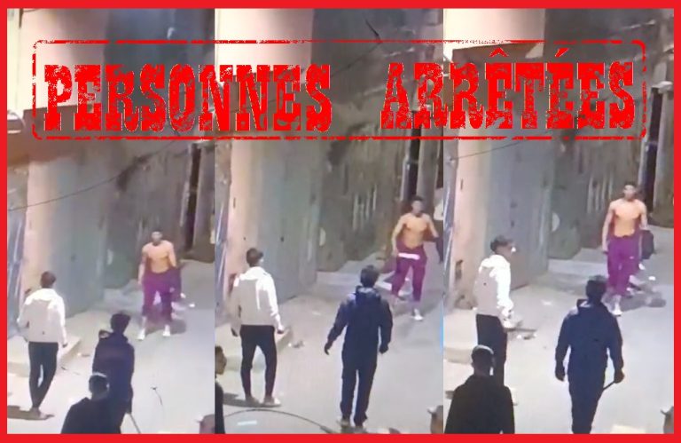 أمن مراكش يوقف شخصين ظهرا في شريط يحملان أسلحة بيضاء
