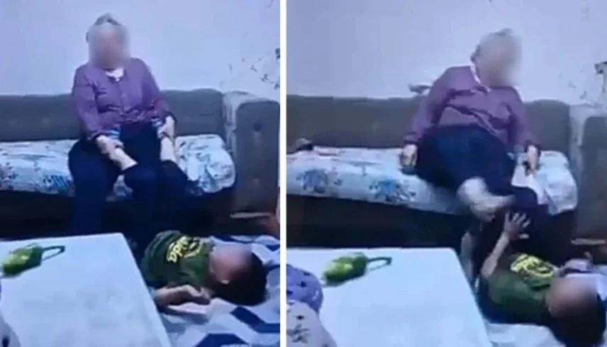 غضب على مواقع التواصل بعد انتشار فيديو اعتداء جدة على حفيدها (فيديو)