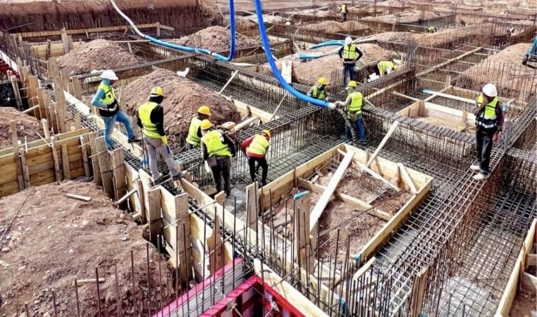 بعد نحو شهر على انطلاقها.. أشغال بناء مستشفى القرب ببولمان تسير على قدم وساق(صورة)