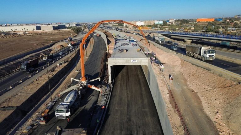 أشغال إعادة تهيئة الطريق السيار بين المحمدية والدار البيضاء تدخل مراحلها الأخيرة