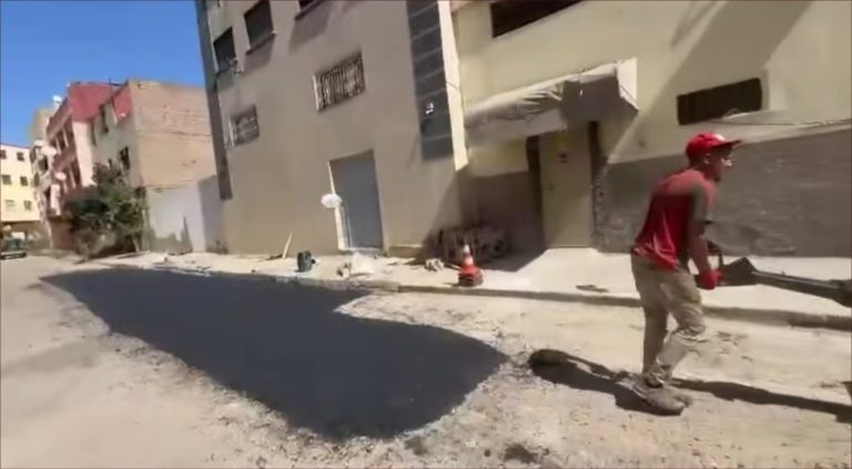 ترقيع الطرقات ببرشيد وسط انتقادات حادة تطال مجلس الجماعة