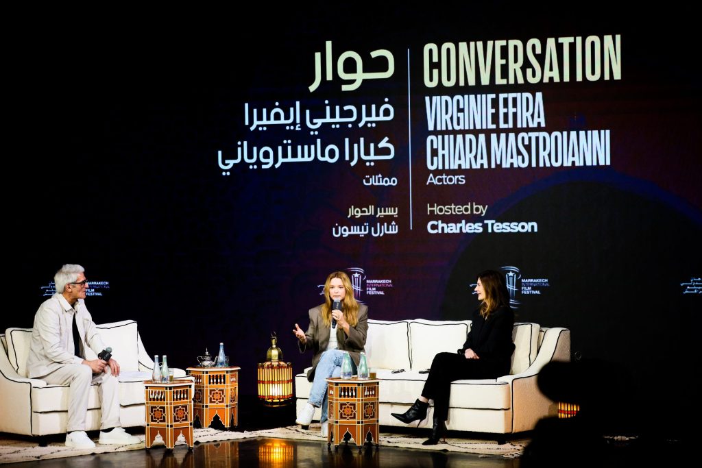 مهرجان الفيلم بمراكش.. فيرجيني إيفيرا وكيارا ماستروياني تدعوان إلى سينما حرة